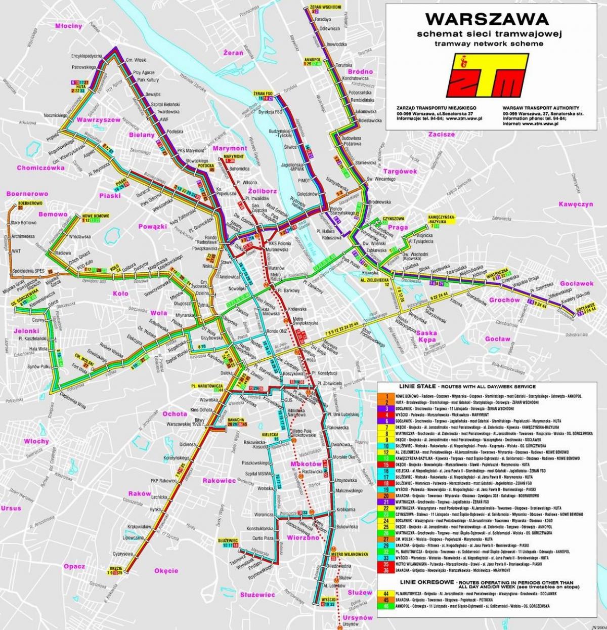 خريطة وارسو العبور 