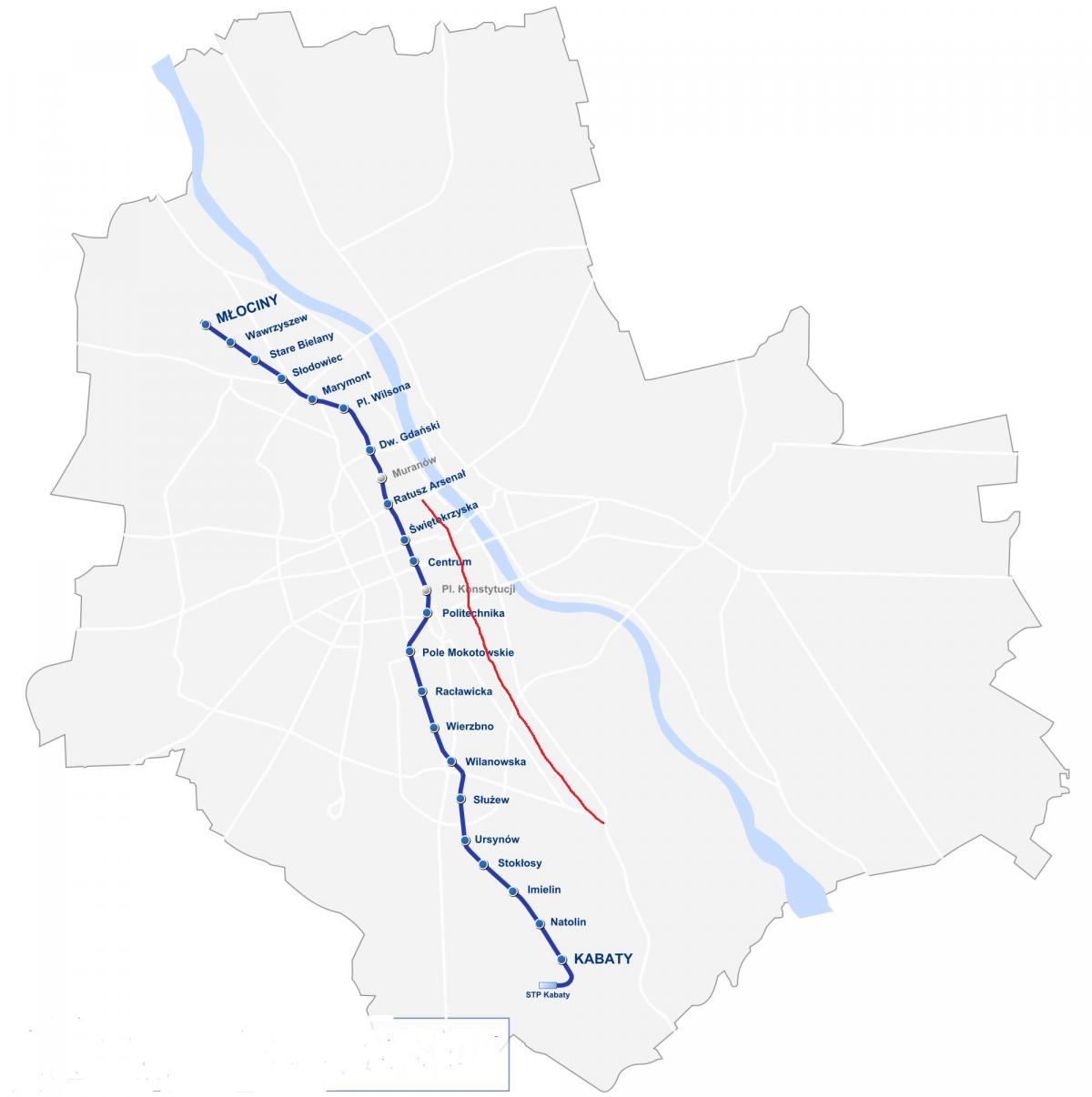 خريطة وارسو الطريق الملكي 